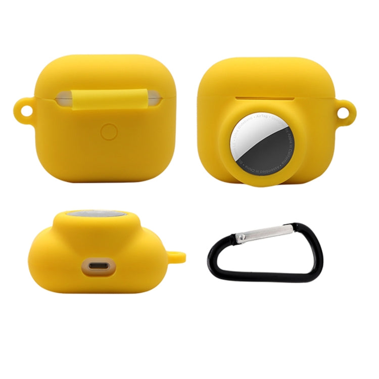 Custodia protettiva in silicone a copertura totale antiurto 2 in 1 per AirPods 3 / AirTag, For AirPods 3 / AirTag