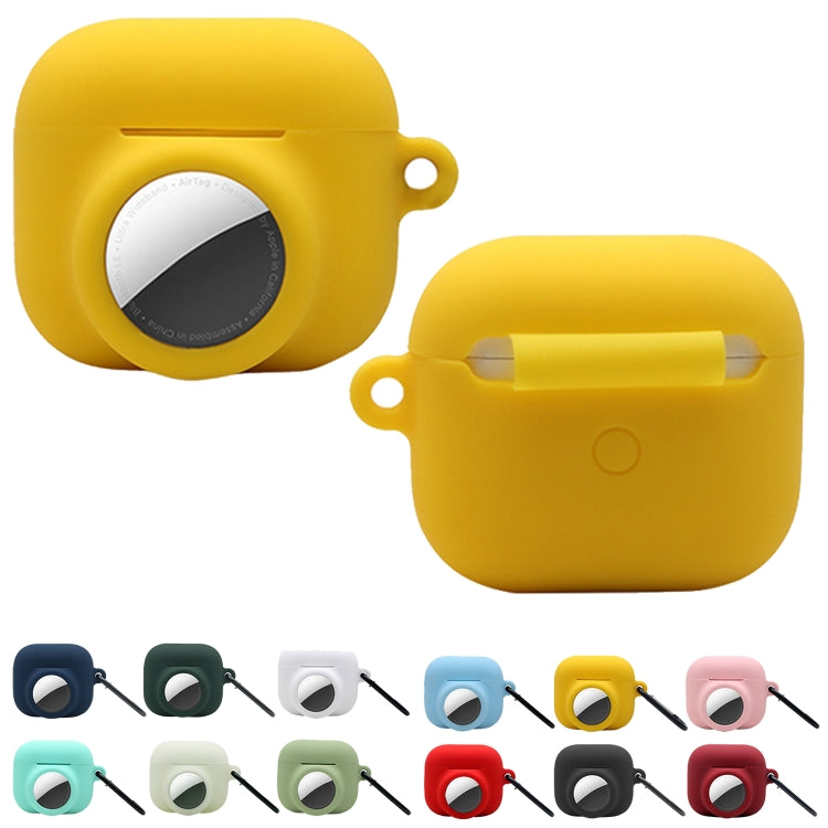 Custodia protettiva in silicone a copertura totale antiurto 2 in 1 per AirPods 3 / AirTag, For AirPods 3 / AirTag
