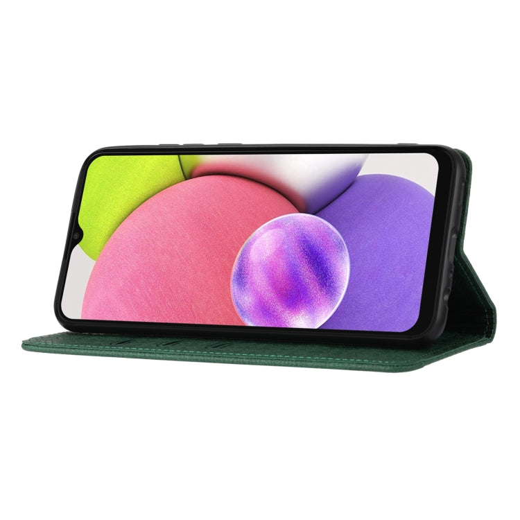 Custodia per telefono in pelle PU con vibrazione orizzontale magnetica con cuciture a trama tessuta, For Samsung Galaxy A03 International Version, For Xiaomi Redmi Note 11, For Samsung Galaxy A03 EU Version, For Xiaomi Redmi Note 11 Pro