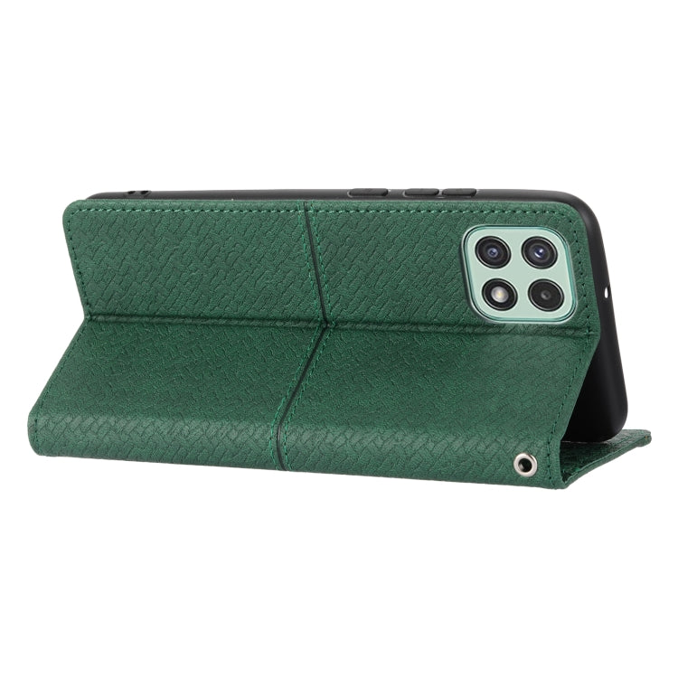 Custodia per telefono in pelle PU con vibrazione orizzontale magnetica con cuciture a trama tessuta, For Samsung Galaxy A03 International Version, For Xiaomi Redmi Note 11, For Samsung Galaxy A03 EU Version, For Xiaomi Redmi Note 11 Pro