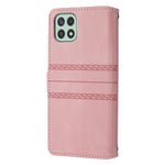 Custodia in pelle per telefono a conchiglia orizzontale con fibbia magnetica a righe in rilievo, For Samsung Galaxy A03 International Version, For Xiaomi Redmi Note 11, For Samsung Galaxy A03 EU Version, For Xiaomi Redmi Note 11 Pro