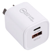 Caricabatterie rapido 20WACB 20W QC3.0 + PD, AU Plug, EU Plug, UK Plug, US Plug