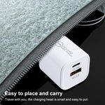 Caricabatterie rapido 20W QC3.0 PD con plug EU AU UK US