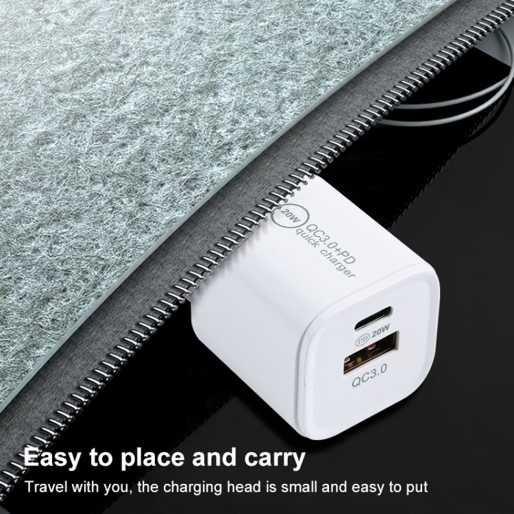 Caricabatterie rapido 20W QC3.0 PD con plug EU AU UK US