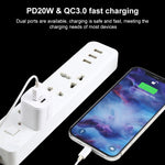 Caricabatterie rapido 20W QC3.0 PD con plug EU AU UK US
