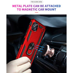 Custodia protettiva antiurto in TPU + PC con supporto girevole a 360 gradi, For Motorola Moto G50 5G