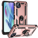 Custodia protettiva antiurto in TPU + PC con supporto girevole a 360 gradi, For Motorola Moto G50 5G