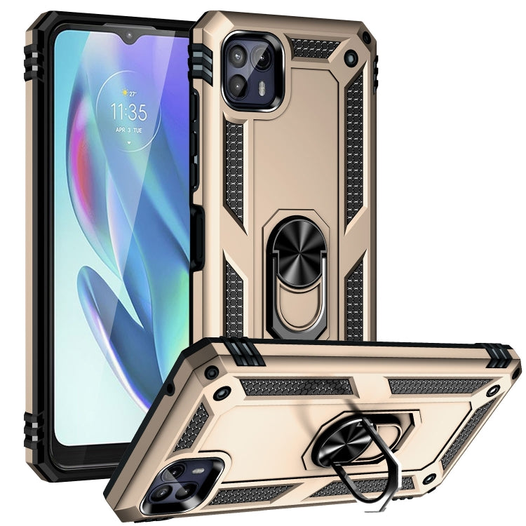 Custodia protettiva antiurto in TPU + PC con supporto girevole a 360 gradi, For Motorola Moto G50 5G