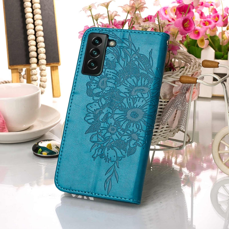 Custodia per telefono in pelle con farfalla goffrata con supporto e slot per schede, portafoglio e cordino, For Samsung Galaxy S22+ 5G, For Samsung Galaxy S22 Ultra 5G, For Xiaomi Mi 11T 5G / 11T Pro 5G