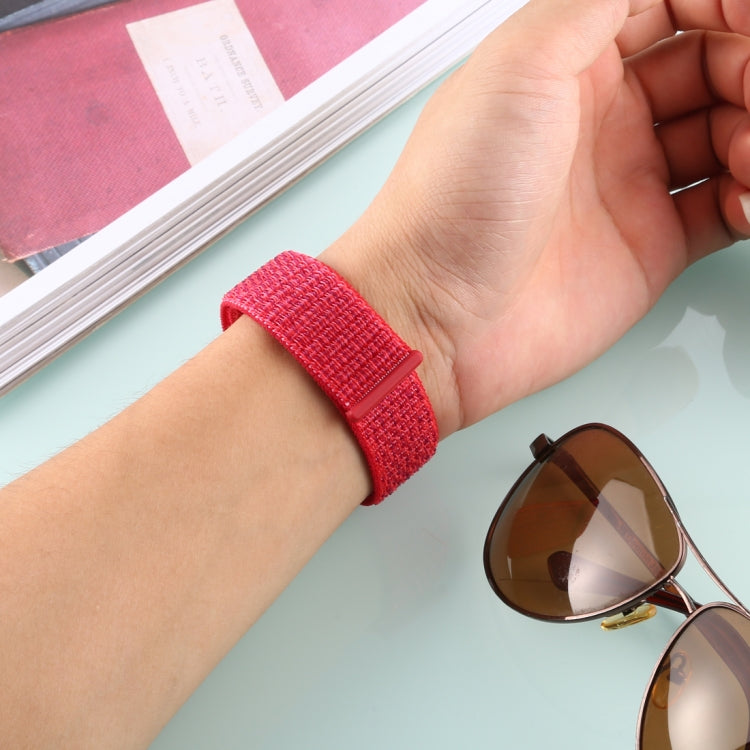 Cinturino in nylon con chiusura a strappo, For Fitbit Versa / Versa 2