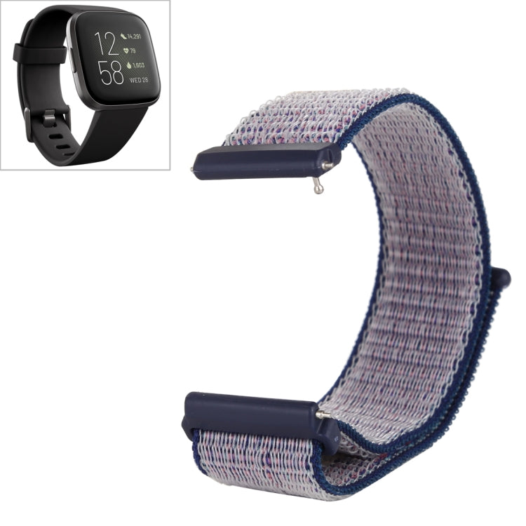 Cinturino in nylon con chiusura a strappo, For Fitbit Versa / Versa 2