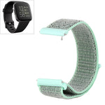 Cinturino in nylon con chiusura a strappo, For Fitbit Versa / Versa 2