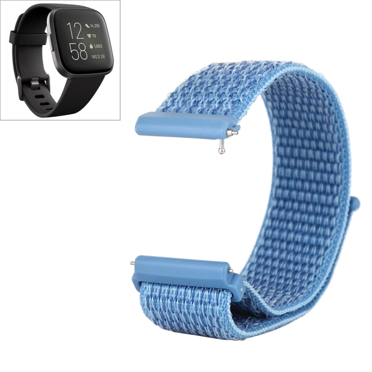 Cinturino in nylon con chiusura a strappo, For Fitbit Versa / Versa 2