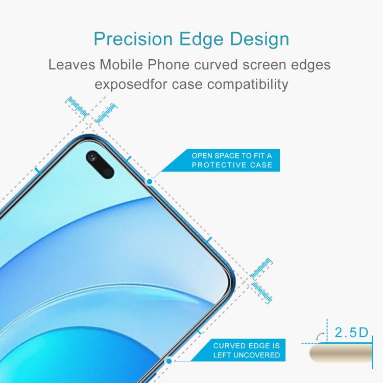 Pellicola in vetro temperato 9H 2.5D da 0,26 mm, For Honor 50 Lite (1 PC), For OPPO Realme C21Y (1 PC), For vivo Y12S 2021 / Y15A / Y15S / Y12a (1 PC), For vivo Y70t (1 PC)