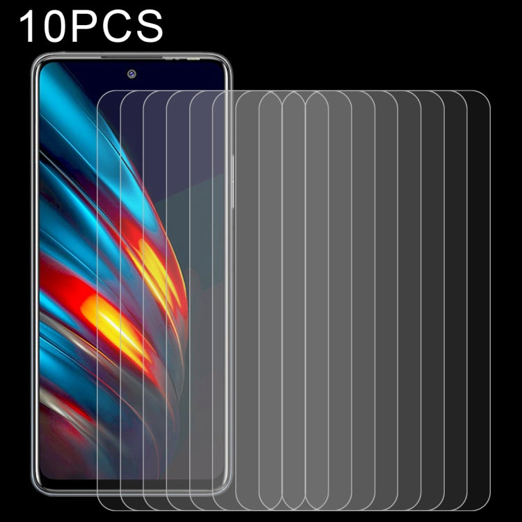 10 pellicole in vetro temperato da 0,26 mm 9H 2,5D, For Tecno Pop 5 (10 PCS), For TCL 10 5G (10 PCS), For TCL 20 5G (10 PCS), For Tecno Pova 2 (10 PCS), For Tecno Phantom X (10 PCS), For ZTE Axon 30 Pro 5G (10 PCS), For ZTE Blade V30 (10 PCS)          ...