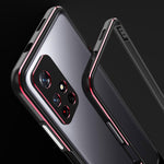 Protezione per obiettivo serie Aurora + custodia per telefono con struttura in metallo, For Xiaomi Redmi Note 11