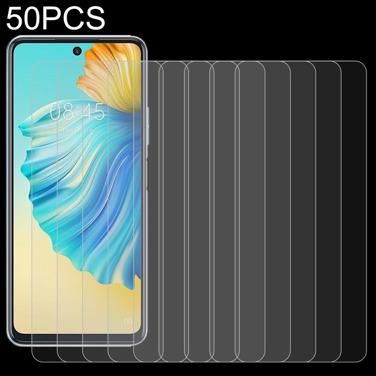 50 pellicole in vetro temperato da 0,26 mm 9H 2,5D, For BLU G91 Pro (50 PCS), For ZTE nubia Z30 Pro (50 PCS), For NZONE S7 Pro+ 5G (50 PCS), For ZTE Axon 30 5G (50 PCS), For ZTE Axon 30 Pro 5G (50 PCS), For ZTE Axon 30 Ultra 5G (50 PCS)                ...