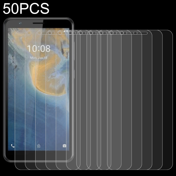 50 pellicole in vetro temperato da 0,26 mm 9H 2,5D, For BLU G91 Pro (50 PCS), For ZTE nubia Z30 Pro (50 PCS), For NZONE S7 Pro+ 5G (50 PCS), For ZTE Axon 30 5G (50 PCS), For ZTE Axon 30 Pro 5G (50 PCS), For ZTE Axon 30 Ultra 5G (50 PCS)                ...