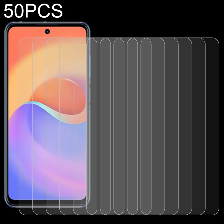 50 pellicole in vetro temperato da 0,26 mm 9H 2,5D, For BLU G91 Pro (50 PCS), For ZTE nubia Z30 Pro (50 PCS), For NZONE S7 Pro+ 5G (50 PCS), For ZTE Axon 30 5G (50 PCS), For ZTE Axon 30 Pro 5G (50 PCS), For ZTE Axon 30 Ultra 5G (50 PCS)                ...