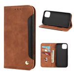 Custodia portafoglio in pelle con slot carte per iPhone 12 Pro Ma