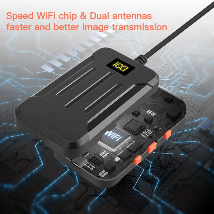 F300 8mm IP68 Watweproof HD Endoscopio digitale a doppia fotocamera, 2m Hard Cable, 5m Hard Cable, 10m Hard Cable