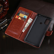 Custodia portafoglio in pelle PU per Nokia C30 con slot carte