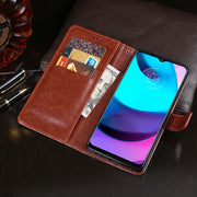 Custodia portafoglio in pelle PU per Nokia C30 con slot carte