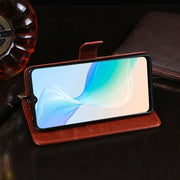 Custodia portafoglio in pelle PU per Vivo Y33s con slot carte
