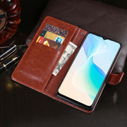 Custodia portafoglio in pelle PU per Vivo Y33s con slot carte