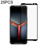 Pellicola protettiva per schermo in vetro temperato a copertura totale con colla piena da 25 pezzi, For Lenovo K13 Pro (25 PCS), For Lenovo Legion Pro (25 PCS), For Asus ROG Phone II ZS660KL (25 PCS), For Asus Zenfone Go ZB500KL (25 PCS)               ...