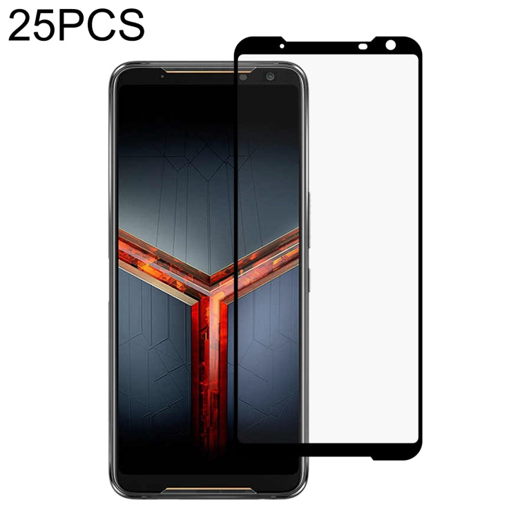 Pellicola protettiva per schermo in vetro temperato a copertura totale con colla piena da 25 pezzi, For Lenovo K13 Pro (25 PCS), For Lenovo Legion Pro (25 PCS), For Asus ROG Phone II ZS660KL (25 PCS), For Asus Zenfone Go ZB500KL (25 PCS)               ...
