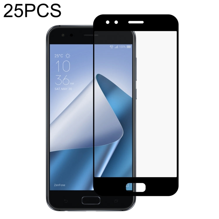 Pellicola protettiva per schermo in vetro temperato a copertura totale con colla piena da 25 pezzi, For Lenovo K13 Pro (25 PCS), For Lenovo Legion Pro (25 PCS), For Asus ROG Phone II ZS660KL (25 PCS), For Asus Zenfone Go ZB500KL (25 PCS)               ...