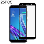Pellicola protettiva per schermo in vetro temperato a copertura totale con colla piena da 25 pezzi, For Lenovo K13 Pro (25 PCS), For Lenovo Legion Pro (25 PCS), For Asus ROG Phone II ZS660KL (25 PCS), For Asus Zenfone Go ZB500KL (25 PCS)               ...