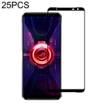 Pellicola protettiva per schermo in vetro temperato a copertura totale con colla piena da 25 pezzi, For Lenovo K13 Pro (25 PCS), For Lenovo Legion Pro (25 PCS), For Asus ROG Phone II ZS660KL (25 PCS), For Asus Zenfone Go ZB500KL (25 PCS)               ...
