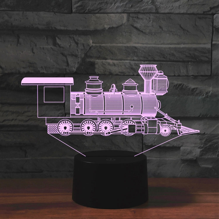 Luce notturna decorativa a LED 3D creativa a base nera, telecomando a 16 colori, locomotive 2, Wine Barrel, Cute Dog 6, Karate, Ice Skating 3, Motorcycle Stunt 1, Mushroom 2, Bull Terrier, Diamond Ring, Scepter, Saxophone