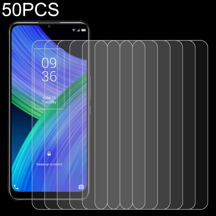 50 pellicole in vetro temperato da 0,26 mm 9H 2,5D, For Sony Xperia Pro-I (50 PCS), For Honor X30 Max (50 PCS), For TCL 20 R 5G / 20Y (50 PCS), For Tecno Spark 7 (50 PCS), For Tecno Spark 7 Pro (50 PCS), For Nokia C1 2nd Edition (50 PCS)
