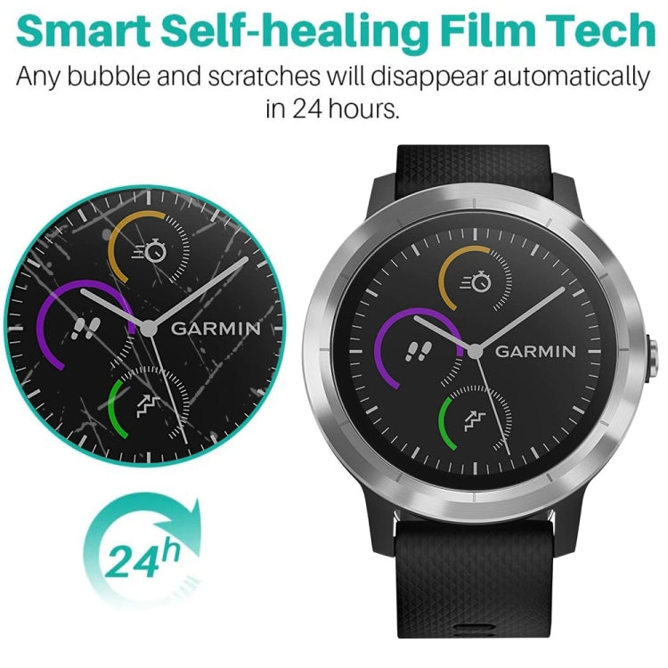 50 PZ Proteggi schermo per orologio con pellicola in idrogel morbido, For Garmin Vivoactive 3, For Garmin Vivoactive 4, For Garmin Vivoactive 4S