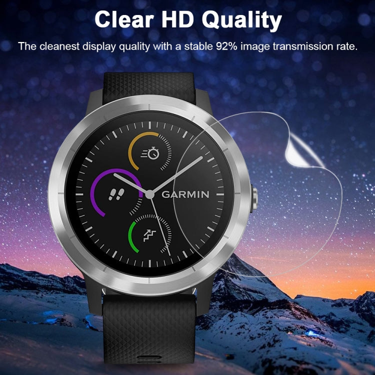 50 PZ Proteggi schermo per orologio con pellicola in idrogel morbido, For Garmin Vivoactive 3, For Garmin Vivoactive 4, For Garmin Vivoactive 4S