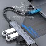 ORICO AH-12F Docking station HUB USB-C 4 porte