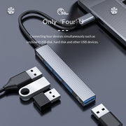 ORICO AH-12F Docking station HUB 4 in 1 tipo C / da USB-C a USB 3.0, AH-12F