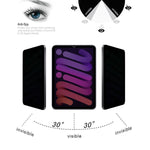 Pellicola vetro temperato privacy per iPad mini 6 0.33mm