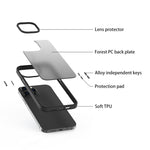 Custodia antiurto con retro smerigliato per iPhone 13