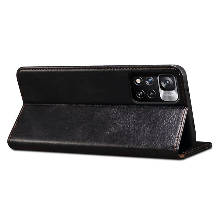 Custodia portafoglio in pelle per Xiaomi Redmi Note 11 Pro