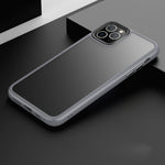 Custodia per telefono antiurto con retro smerigliato, For iPhone 11 Pro Max, For iPhone 12 mini