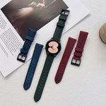 Cinturino in pelle smerigliata con trama Crazy Horse, 20mm, 22mm