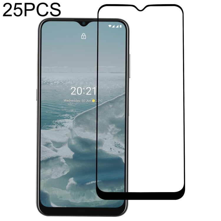 Pellicola in vetro temperato con protezione per schermo a copertura completa da 25 pezzi, For OPPO Realme GT Master Edition (25 PCS), For Nokia G20 (25 PCS), For Nokia G50 (25 PCS), For Motorola Moto E40 (25 PCS), For Nokia G300 (25 PCS)               ...
