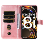 Custodia per telefono in pelle flip orizzontale con cerniera texture vitello, For OPPO Realme 8i, For OPPO Realme GT Neo2, For OPPO Reno6 4G, For Huawei nova 8i / Honor 50 Lite