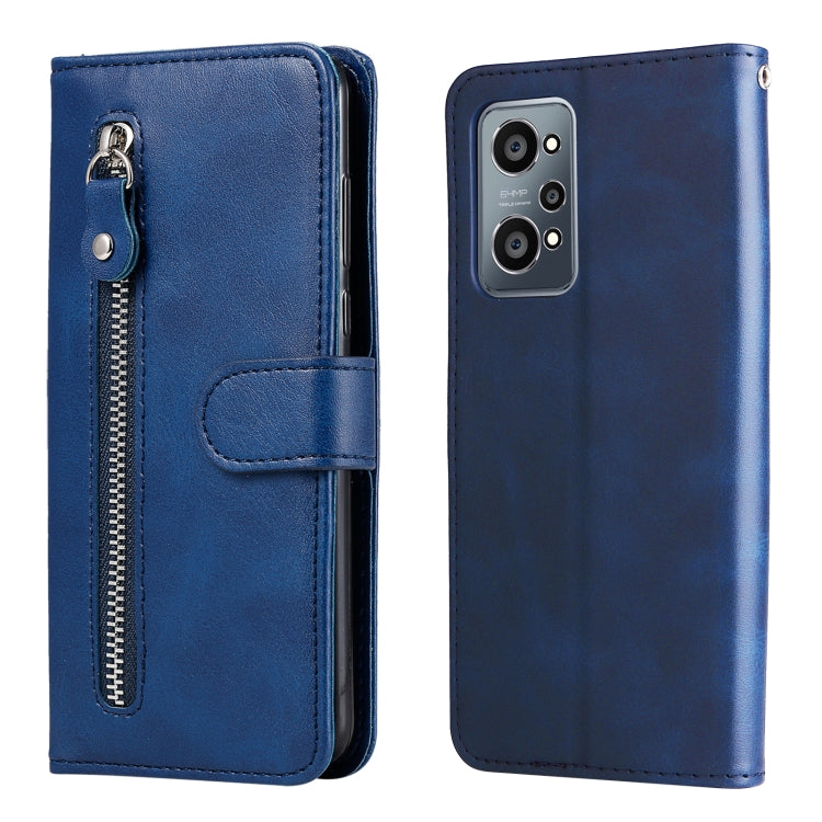 Custodia per telefono in pelle flip orizzontale con cerniera texture vitello, For OPPO Realme 8i, For OPPO Realme GT Neo2, For OPPO Reno6 4G, For Huawei nova 8i / Honor 50 Lite