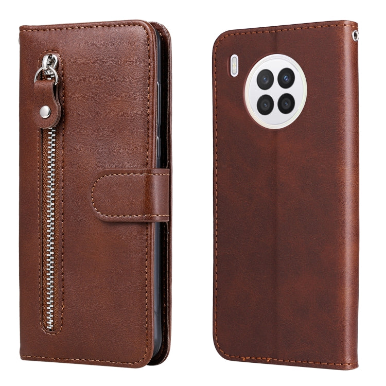 Custodia per telefono in pelle flip orizzontale con cerniera texture vitello, For OPPO Realme 8i, For OPPO Realme GT Neo2, For OPPO Reno6 4G, For Huawei nova 8i / Honor 50 Lite