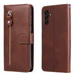 Custodia per telefono in pelle flip orizzontale con cerniera texture vitello, For Huawei nova 9 / Honor 50 5G, For Samsung Galaxy A03S 164mm, For Samsung Galaxy A13 5G, For Samsung Galaxy M52 5G